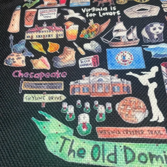 Virginia canvas tote. - Picture 5 of 6